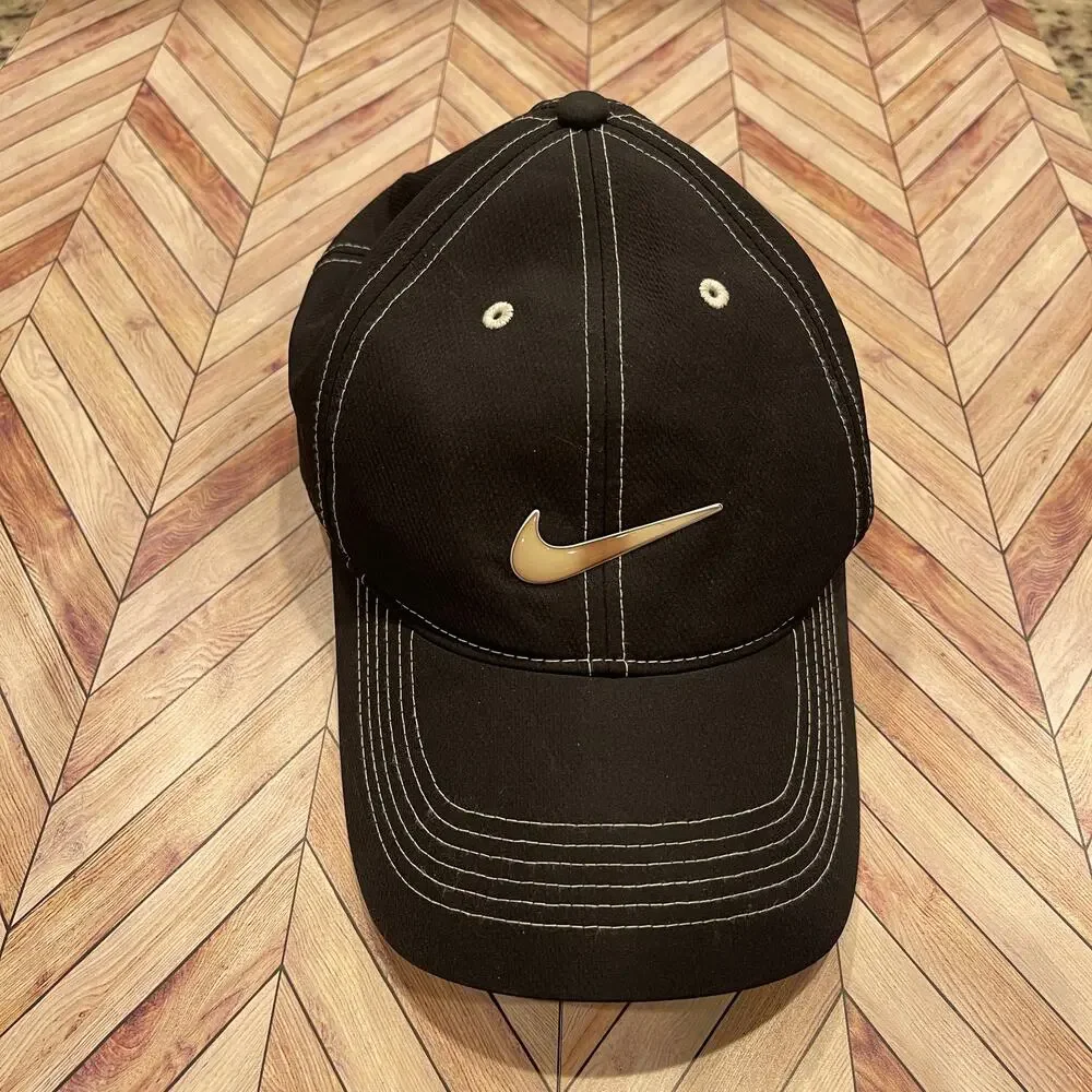 Nike Golf Logo Black Adjustable Baseball Hat